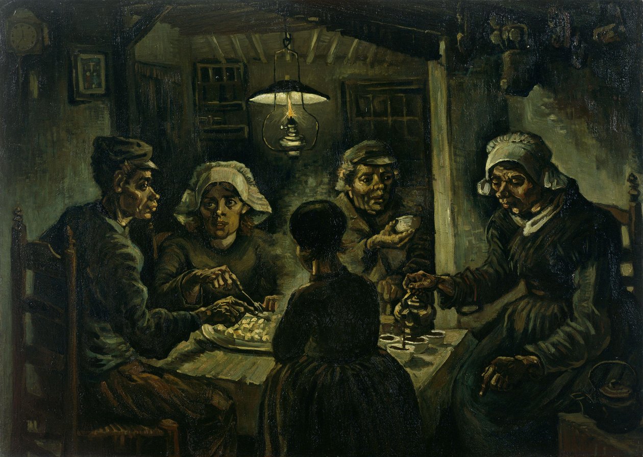 Os comedores de batata de Vincent van Gogh