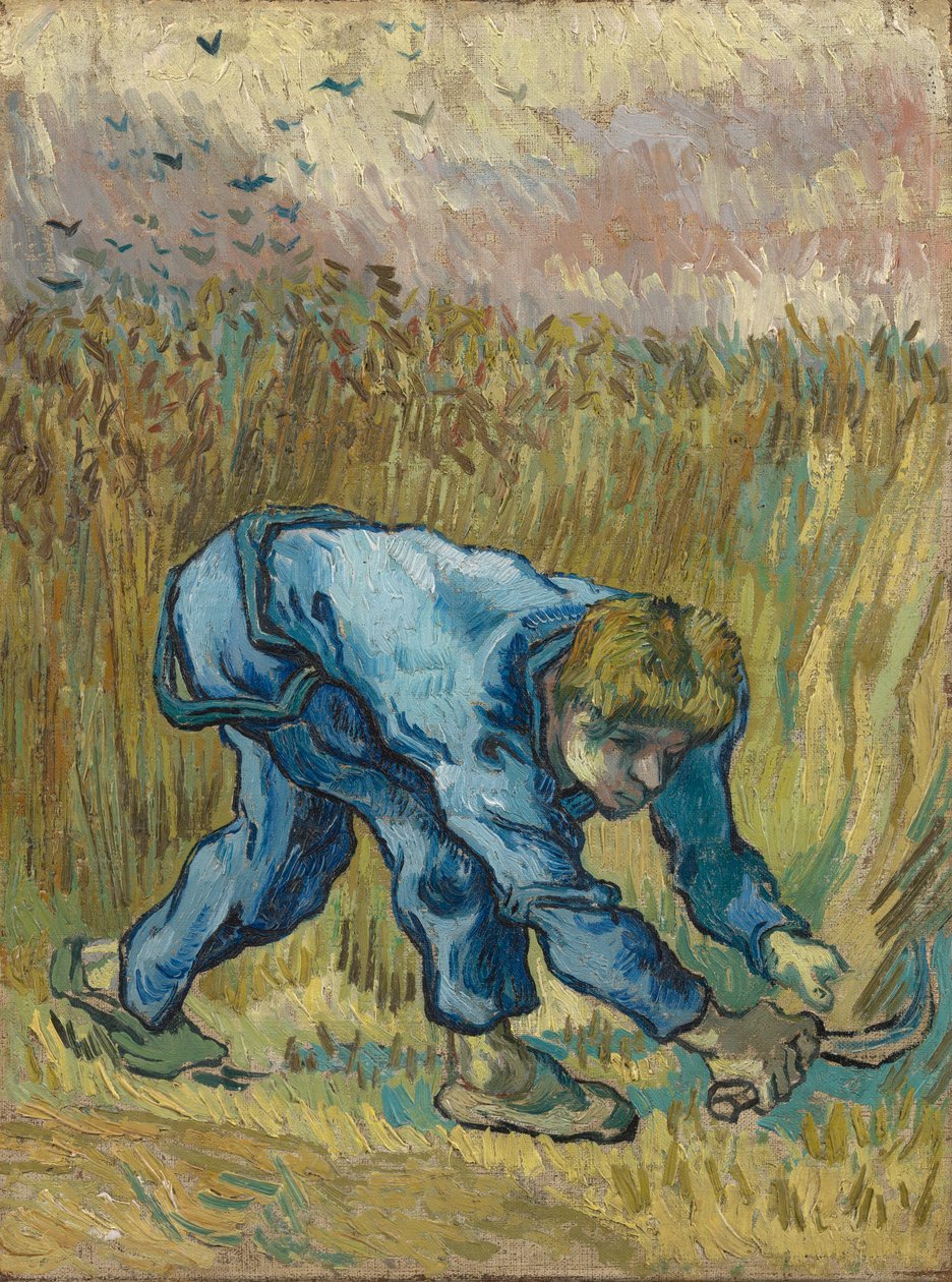 O Ceifador (após o painço) de Vincent van Gogh
