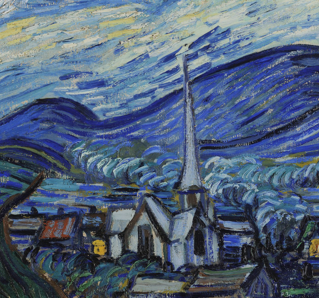 A Noite Estrelada, junho de 1889 de Vincent van Gogh