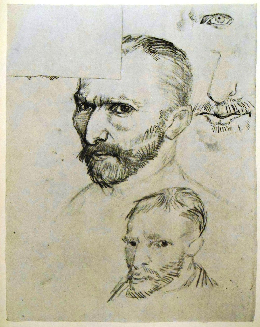 Três auto-retratos de Vincent van Gogh