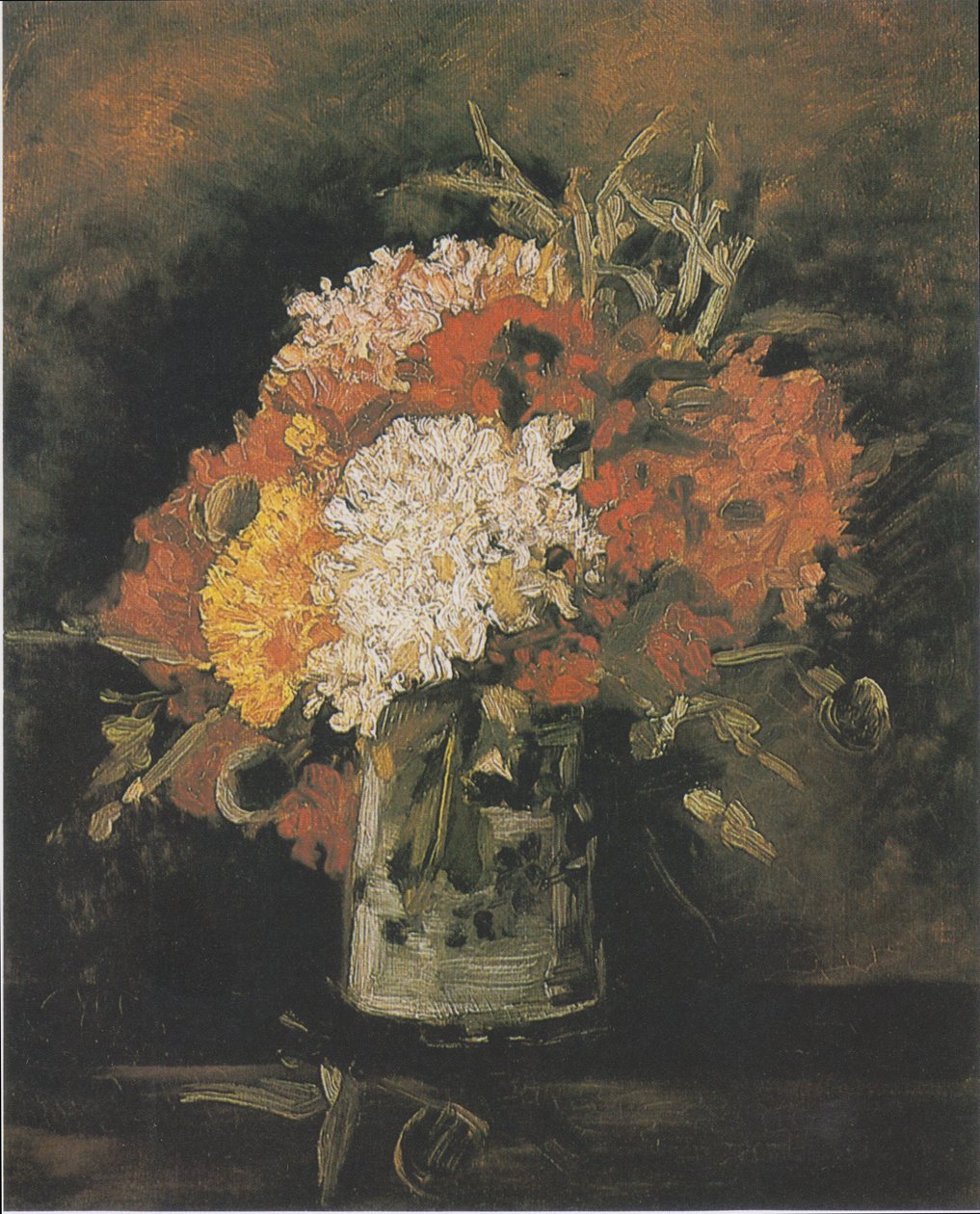 Vaso com cravos1 de Vincent van Gogh