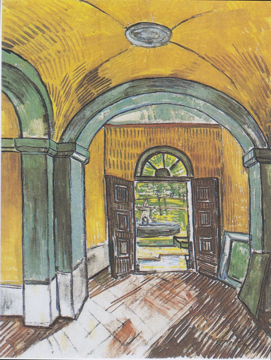 Lobby do Hospital Saint-Paul de Vincent van Gogh