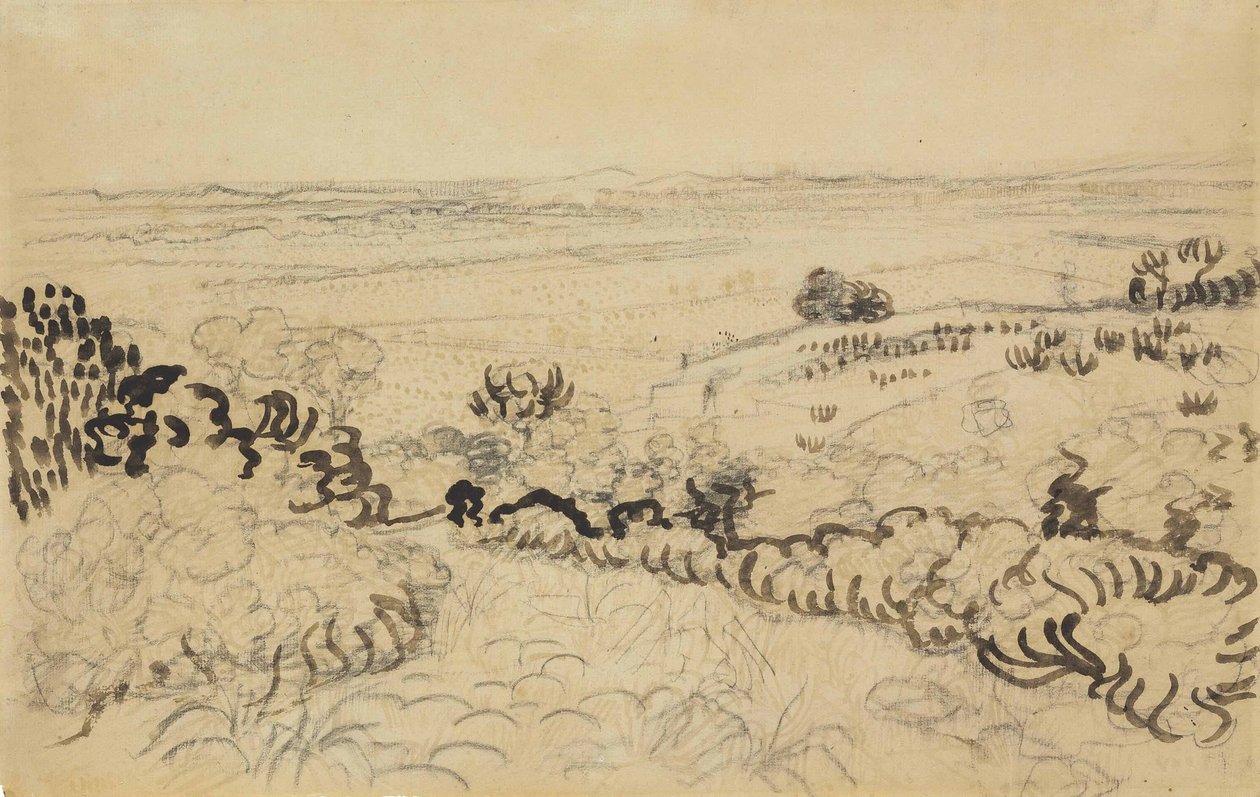 Vista, de, montmajour de Vincent van Gogh