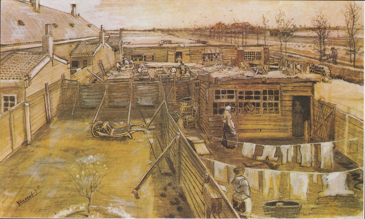 Zimmermannswerstatt de Vincent van Gogh