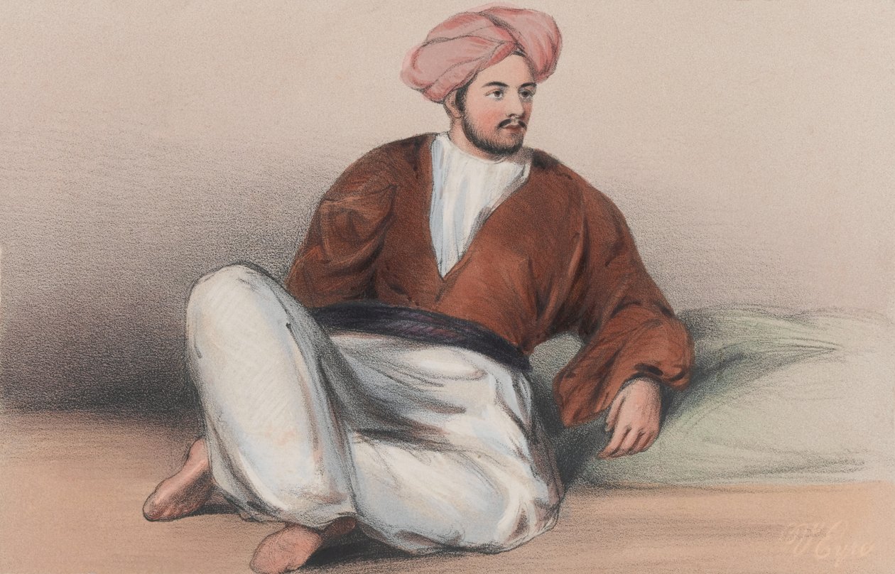 Tenente J C Haughton, 31ª Infantaria Nativa de Bengala de Vincent (after) Eyre