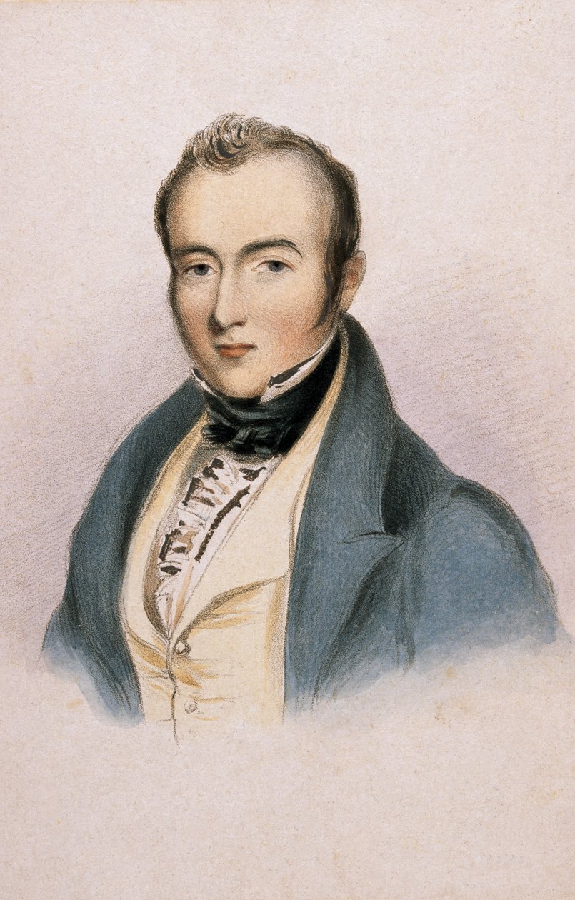 The Late Sir W H MacNaughton, Serviço Político, c.1841 (cor litho) de Vincent (after) Eyre