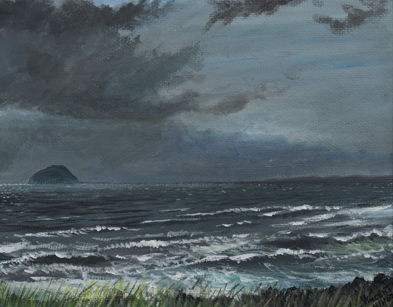 Tempestade Aproximando, 2007, (acrílico sobre tela) de Vincent Alexander Booth