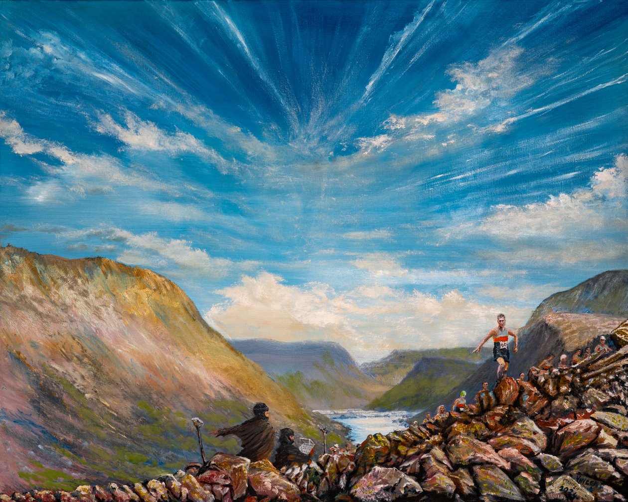 "Bolts" lidera os Billies, 2024 (óleo sobre tela) de Vincent Alexander Booth