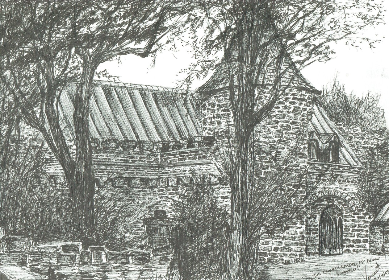 Igreja a caminho de Oban, 2007 de Vincent Alexander Booth
