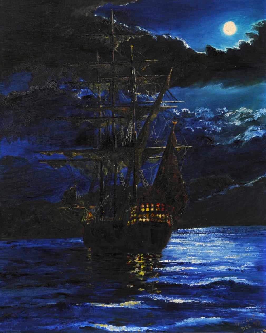 Galeão na Âncora de Vincent Alexander Booth