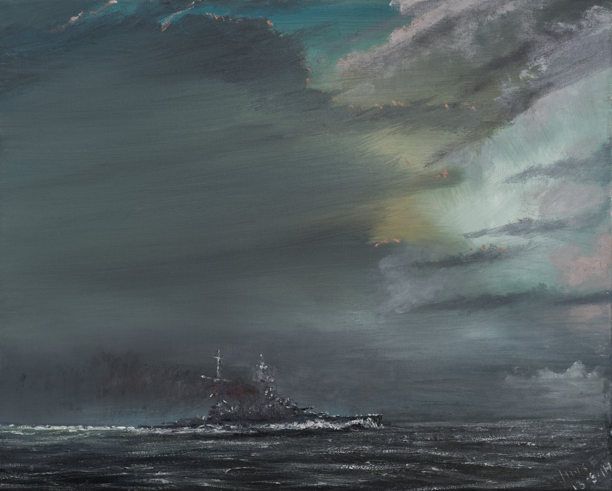 HMS Hood 1941, 2014, de Vincent Alexander Booth