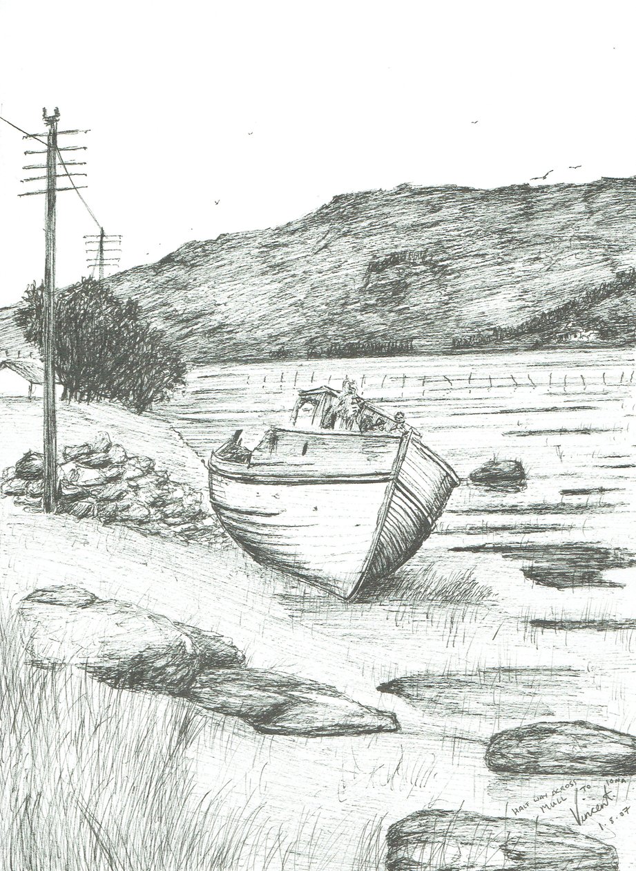 A meio caminho da Ilha de Mull, 2007 de Vincent Alexander Booth