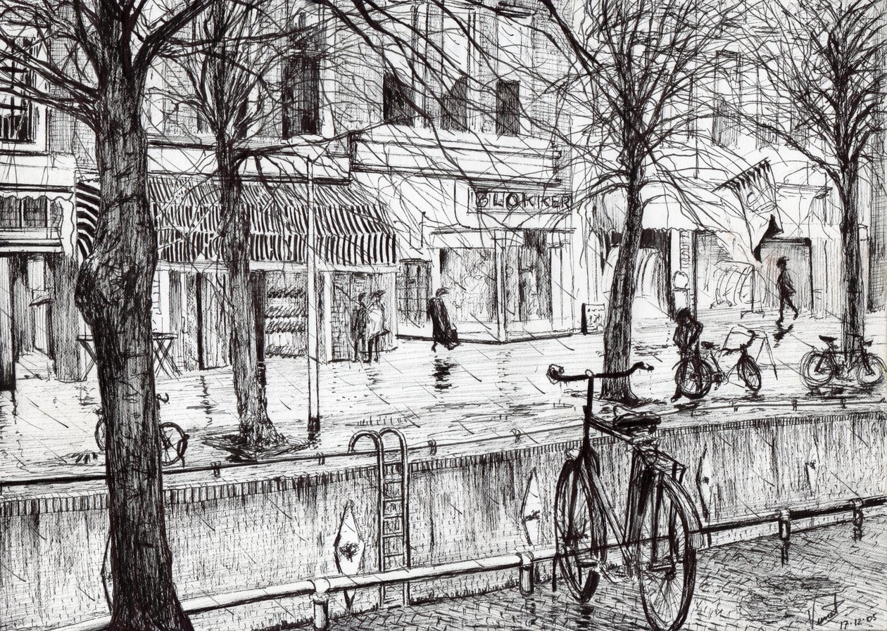 Harlingen Holland, 2005, (tinta no papel) de Vincent Alexander Booth