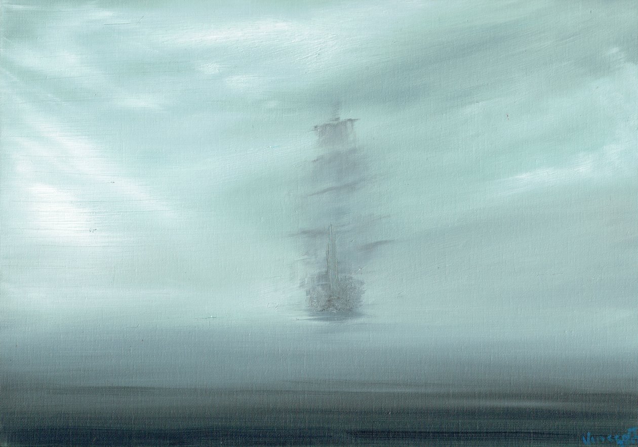 Amanhecer do Pacífico, 2017, (óleo sobre tela) de Vincent Alexander Booth