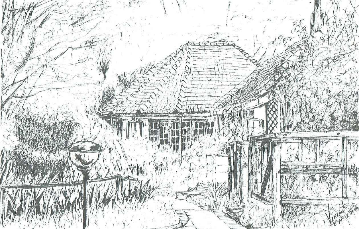 Quartos no hotel, Lago Naivasha, 2006 de Vincent Alexander Booth