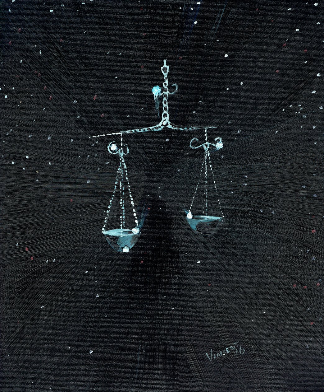 Libra signo da estrela, 2016, de Vincent Alexander Booth