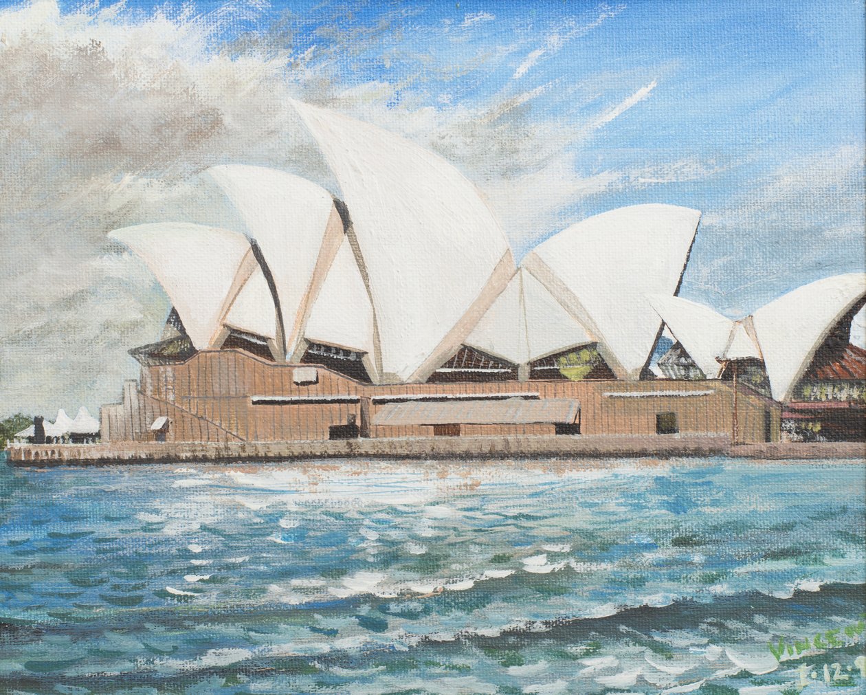 Sydney Opera House, 1998, (acrílico sobre tela) de Vincent Alexander Booth