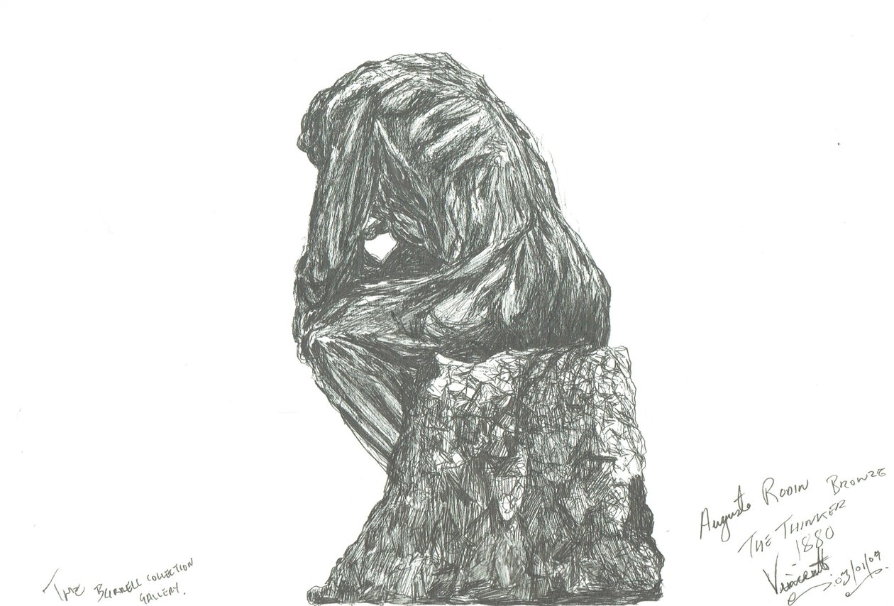 The Thinker, Fundação Burrell, 2007 de Vincent Alexander Booth