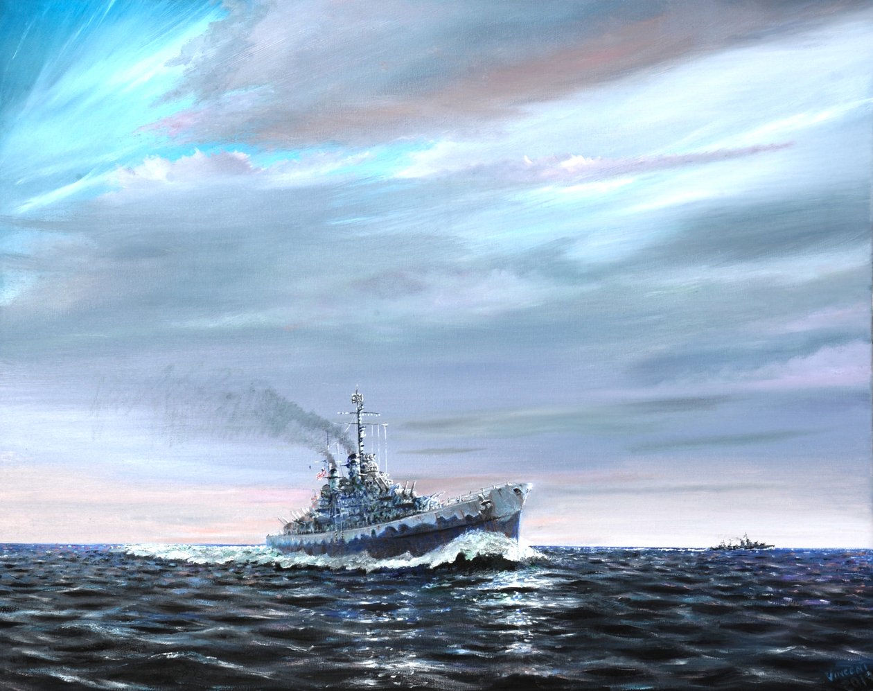 USS Atlanta patrulhas Guardalcanal 1942, 2019 de Vincent Alexander Booth