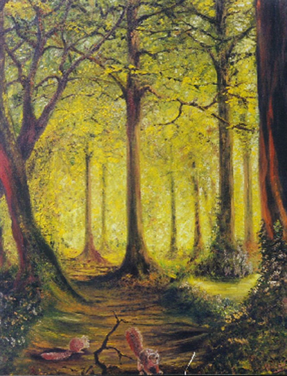 Amarelo da floresta de Vincent Alexander Booth
