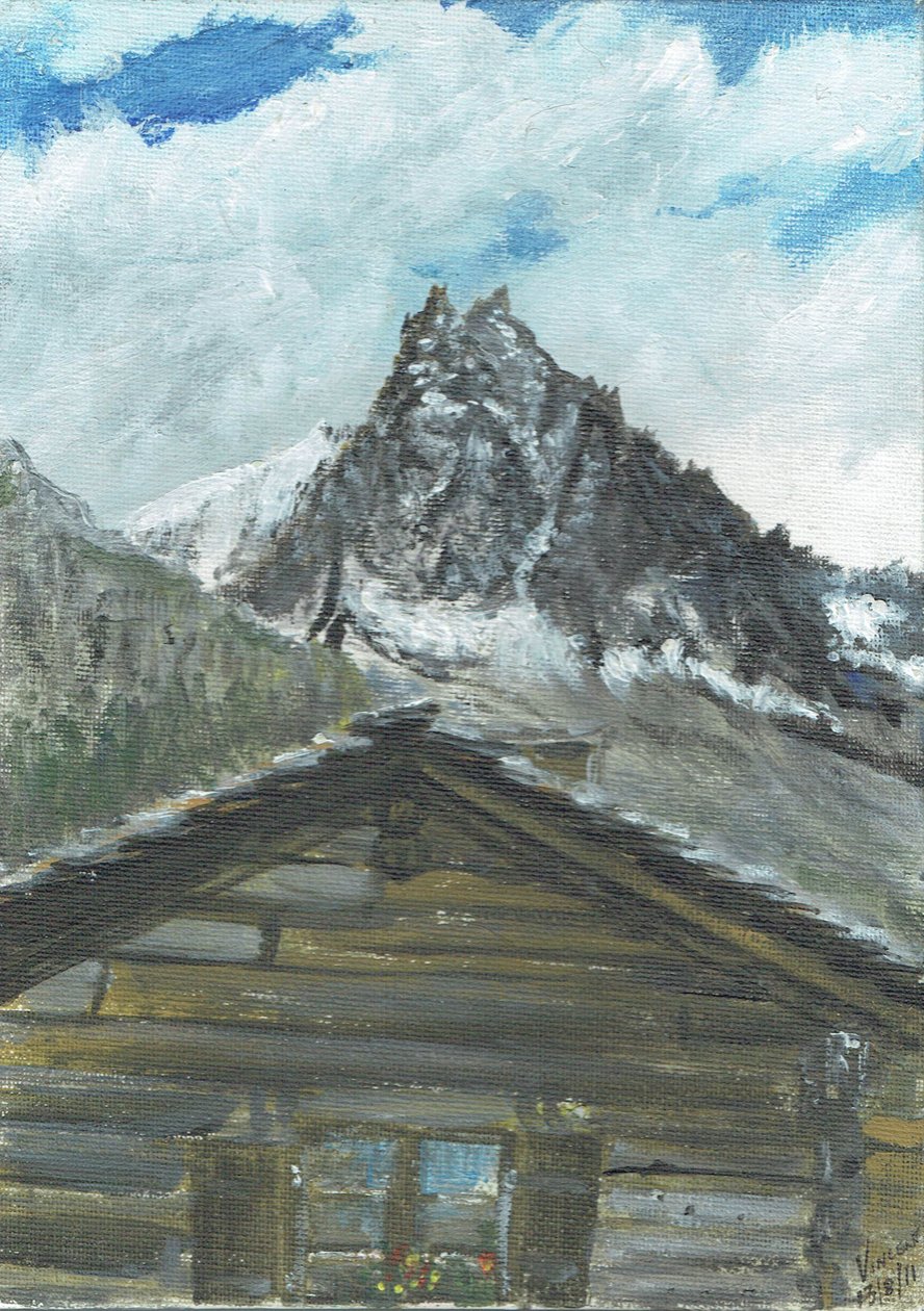 cabina em Zinal Suíça, 2011 de Vincent Alexander Booth
