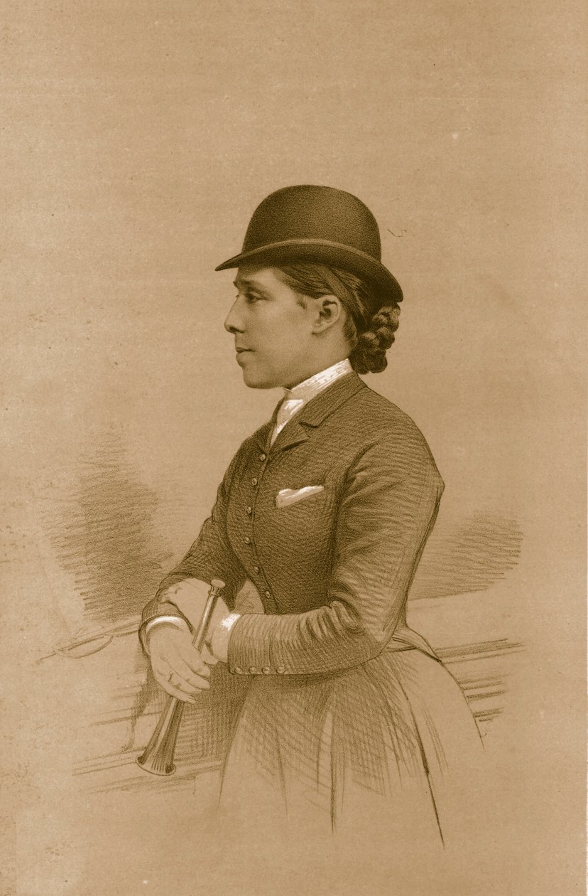 A Condessa de Yarborough, 1879. de Vincent Brooks Day and Son