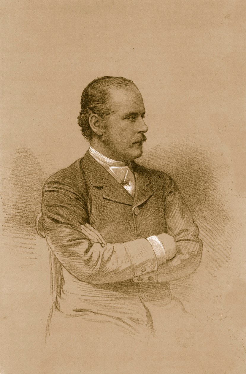 O Marquês de Waterford, 1879. de Vincent Brooks Day and Son