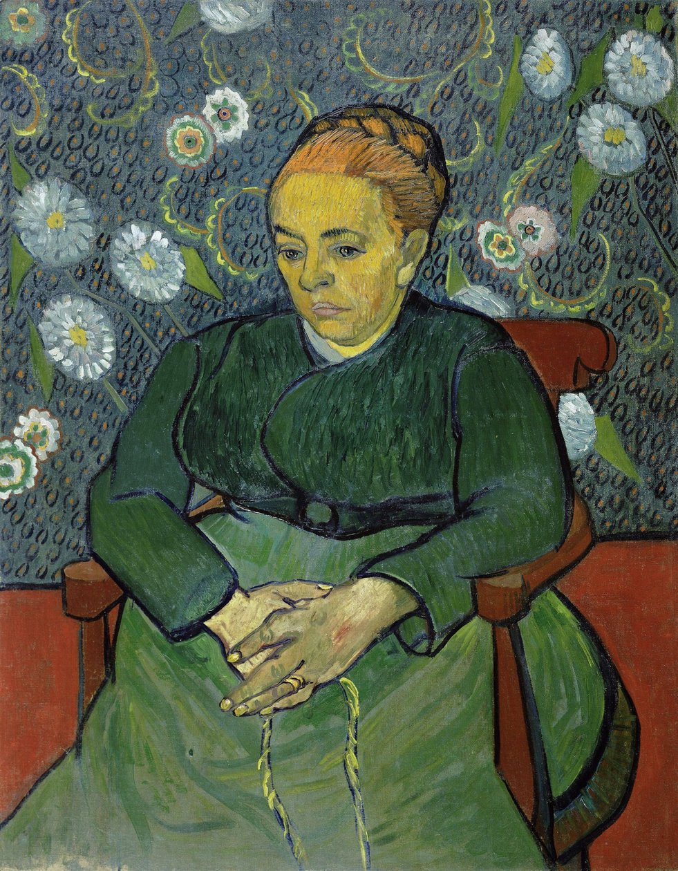 Agostinho Roulin A canção de ninar, 1889. de Vincent van Gogh