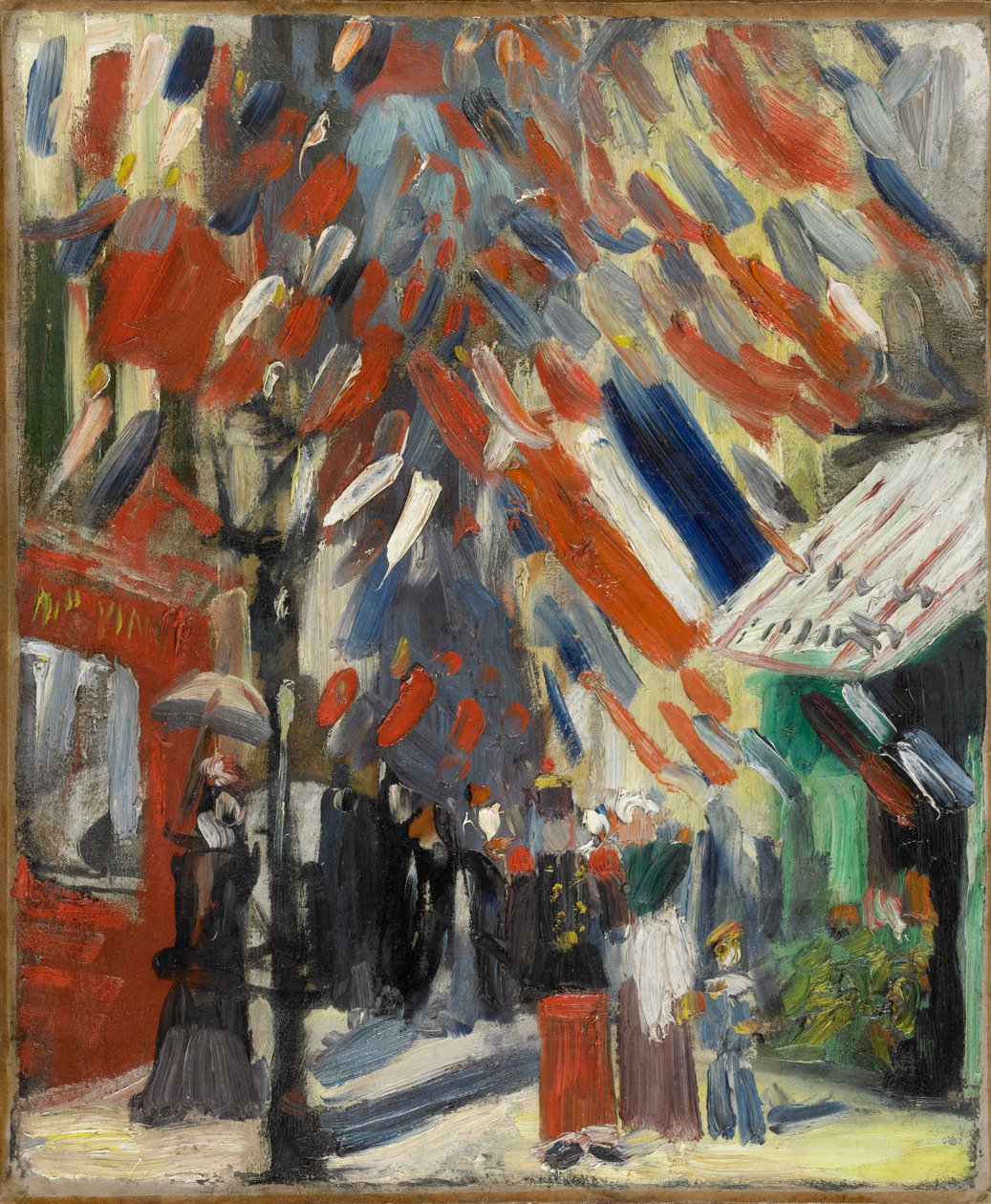 A festa de 14 de julho em Paris 14 de julho em Paris, 1886. de Vincent van Gogh
