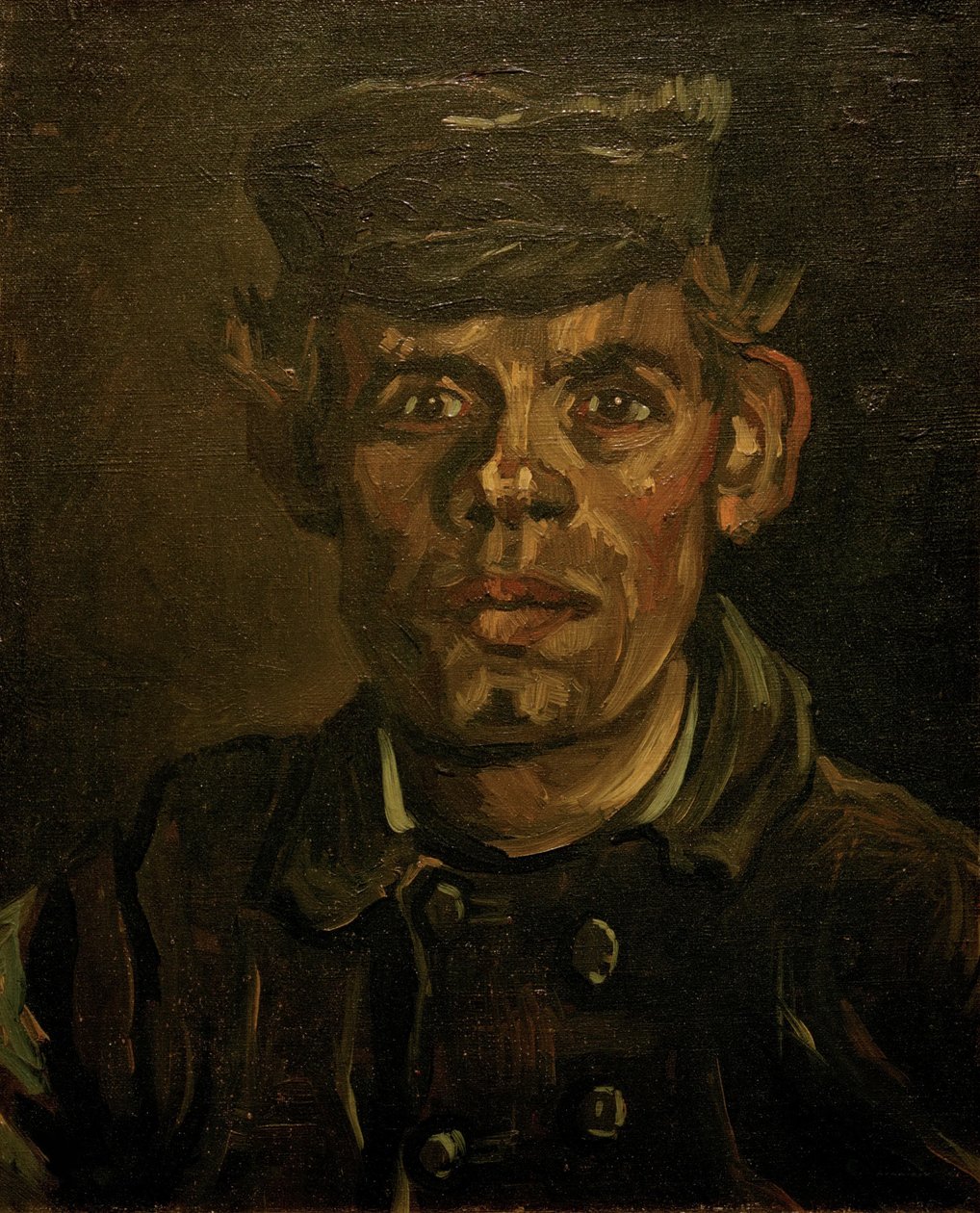 Retrato de um camponês, 1885. de Vincent van Gogh