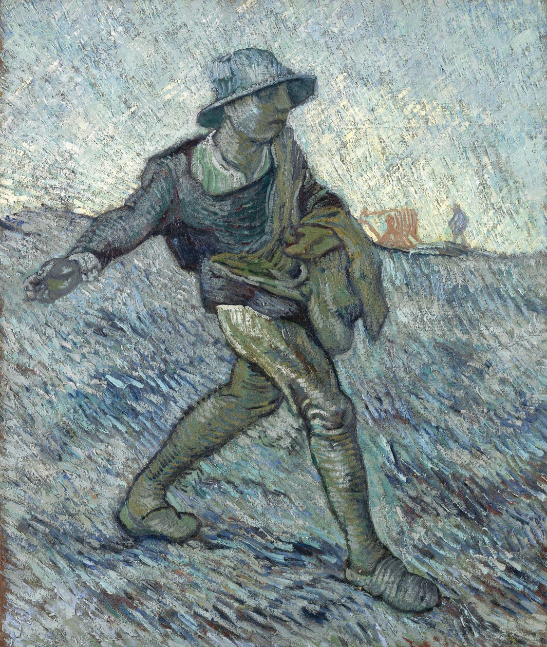 O semeador depois de Millet, 1890. de Vincent van Gogh