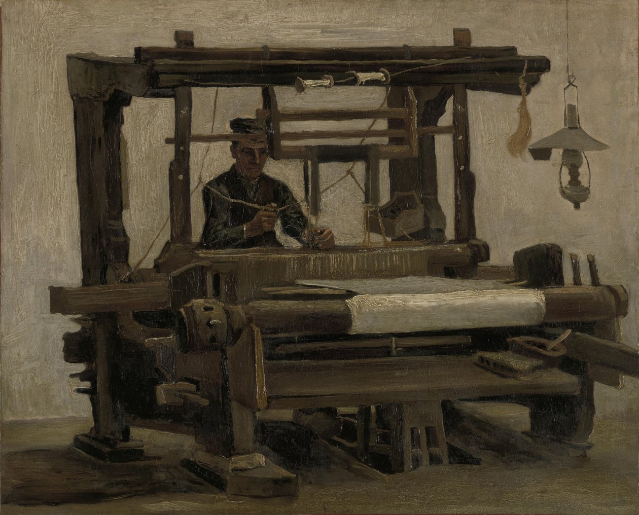 Weaver no tear, 1884. de Vincent van Gogh