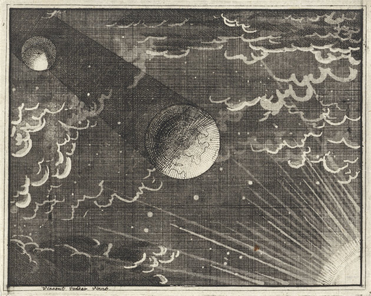 Sol, Terra e Lua de Vincent Laurensz. van der Vinne (II)