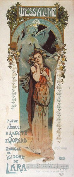 Cartaz publicitando a apresentação de um poema 