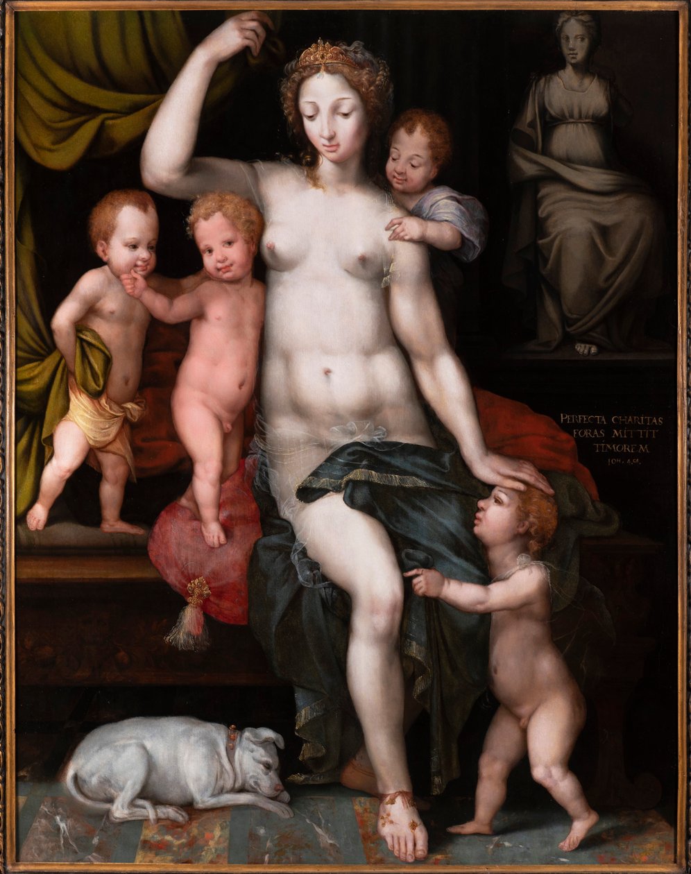 Alegoria do Amor Perfeito, c.1540. de Vincent Sellaer