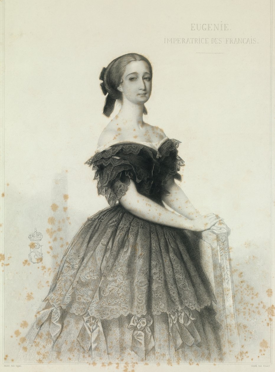 Retrato da Imperatriz Eugénia de Vincent Vidal