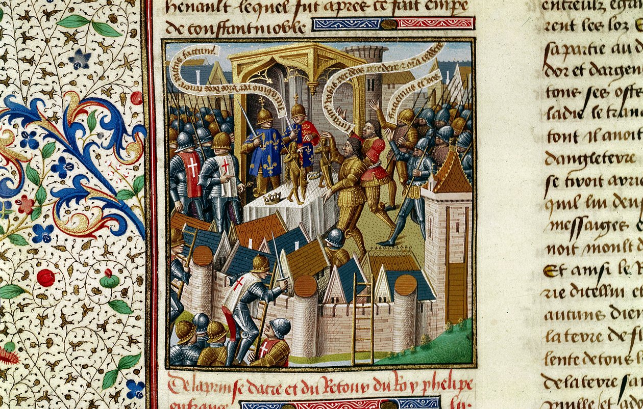 A Captura do Acre, c1191, século XV de Vincent of Beauvais