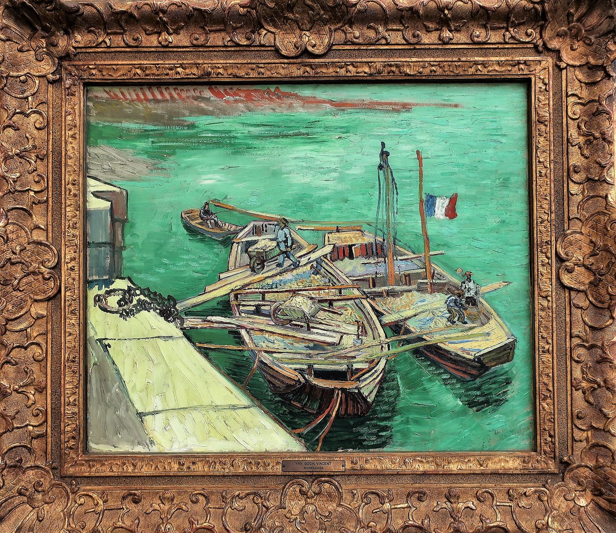1888 van Gogh Rhonebarken de Vincent van Gogh