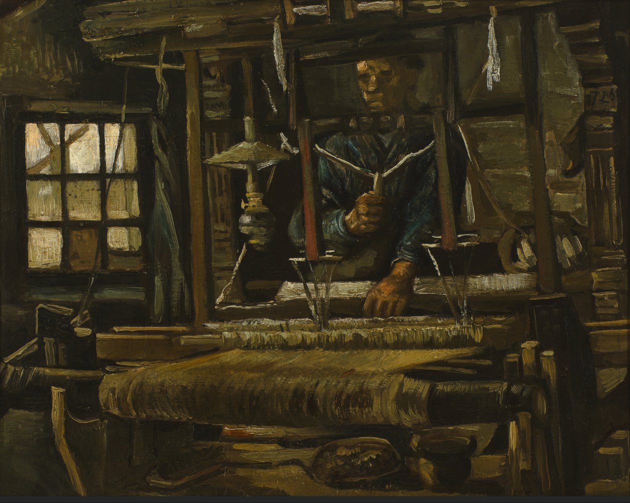 A casa de campo de um tecelão de Vincent van Gogh