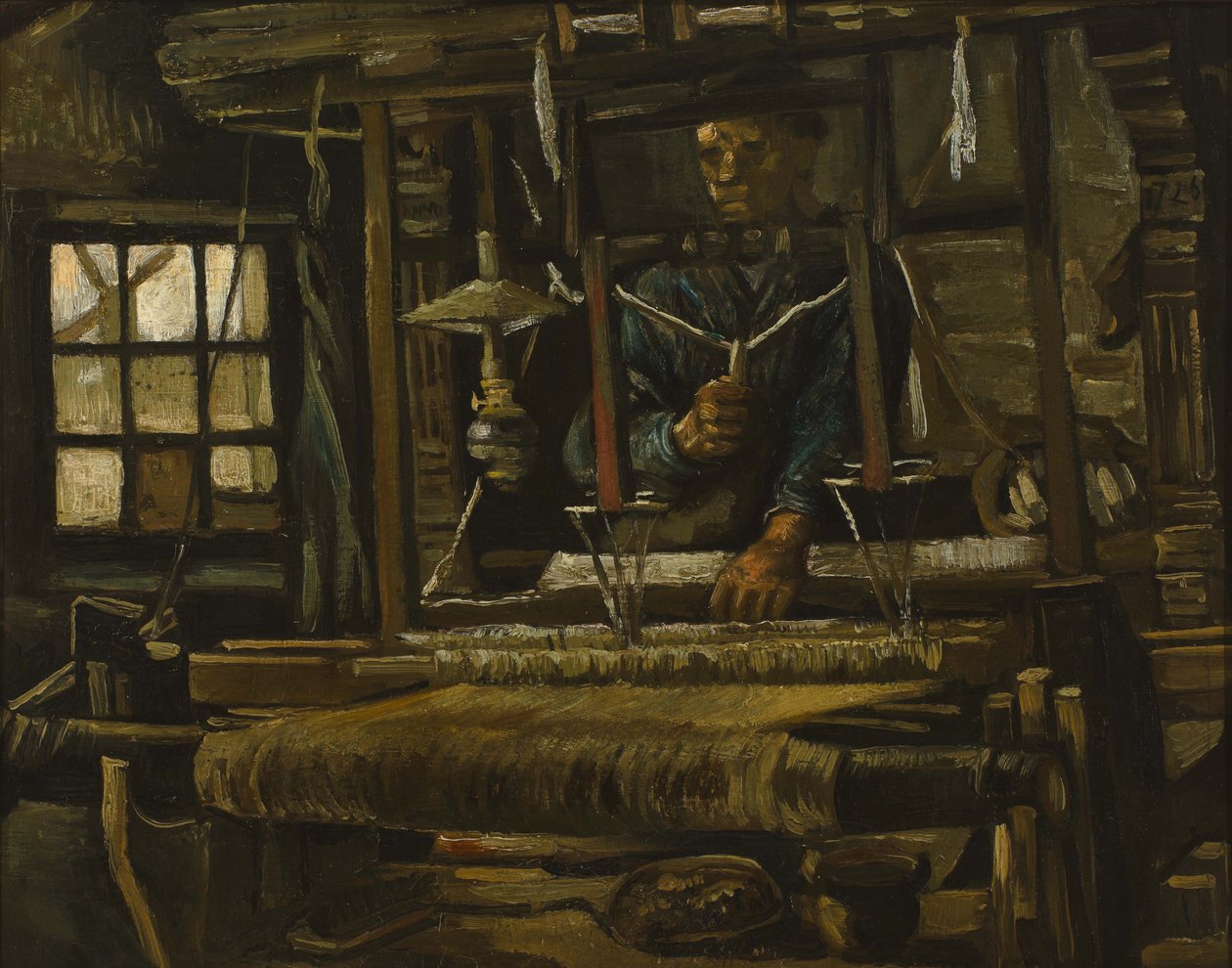 A Weavers Cottage de Vincent van Gogh