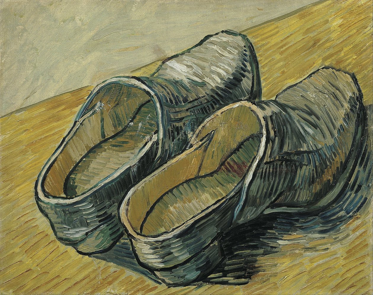 Um par de socos de couro de Vincent van Gogh