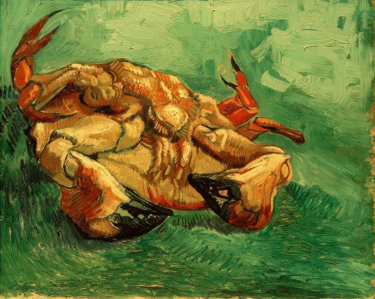 Câncer deitado nas costas de Vincent van Gogh