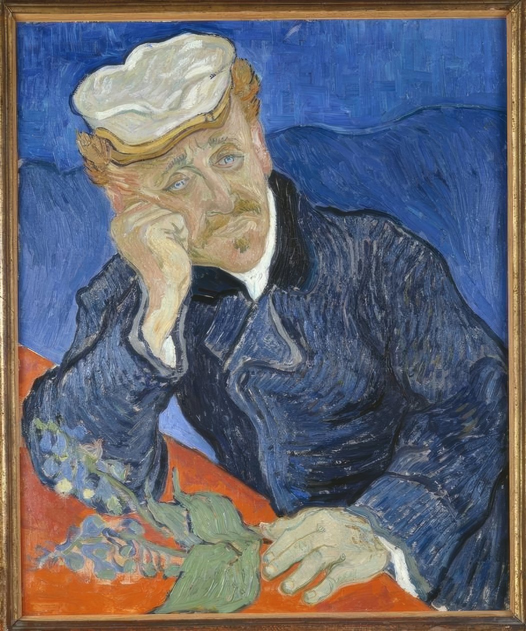 Retrato do doutor Gachet com Fingerhutzweig de Vincent van Gogh
