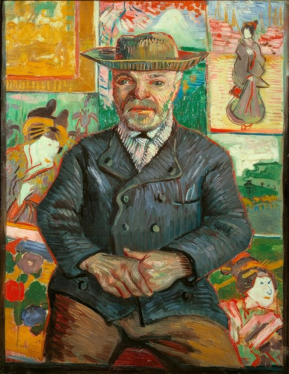 Portrait Pere Tanguy de Vincent van Gogh
