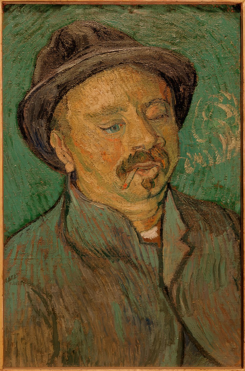 Retrato de um homem de um olho de Vincent van Gogh
