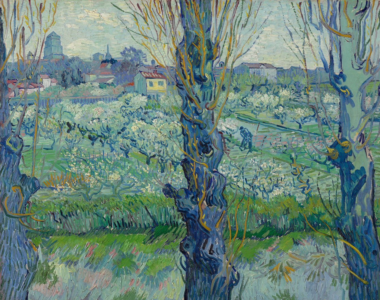 Vista de Arles de Vincent van Gogh