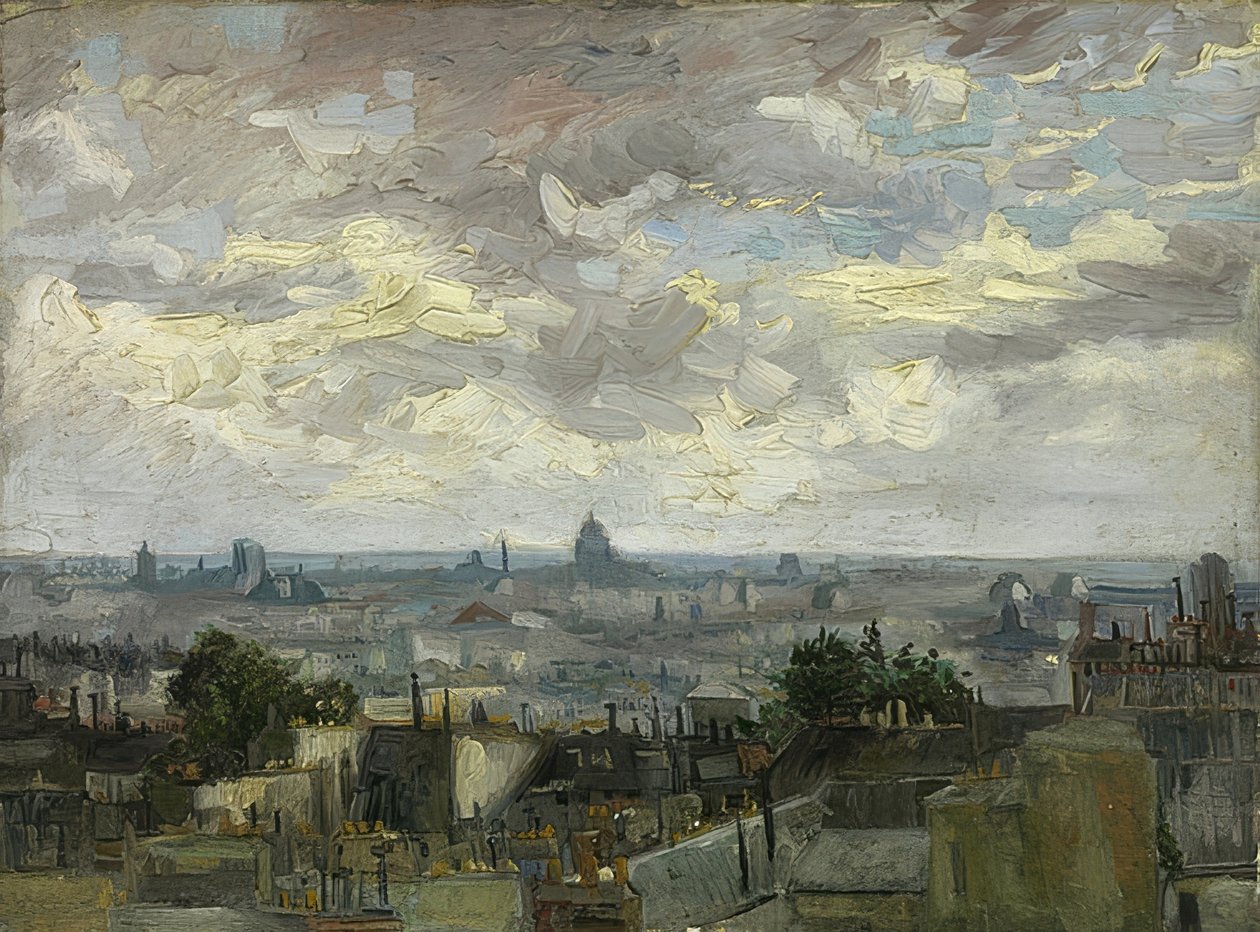 Vista de Paris 1886 de Vincent van Gogh