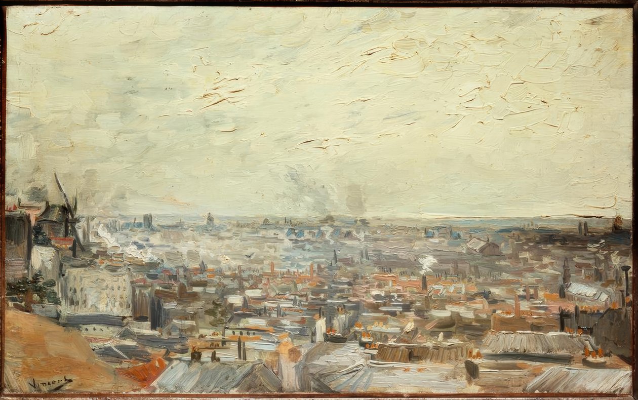 Vista de Paris a partir de Montmartre de Vincent van Gogh
