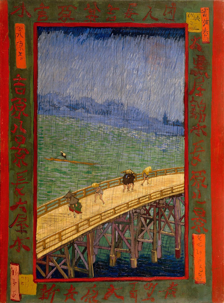 Ponte na Chuva de Vincent van Gogh