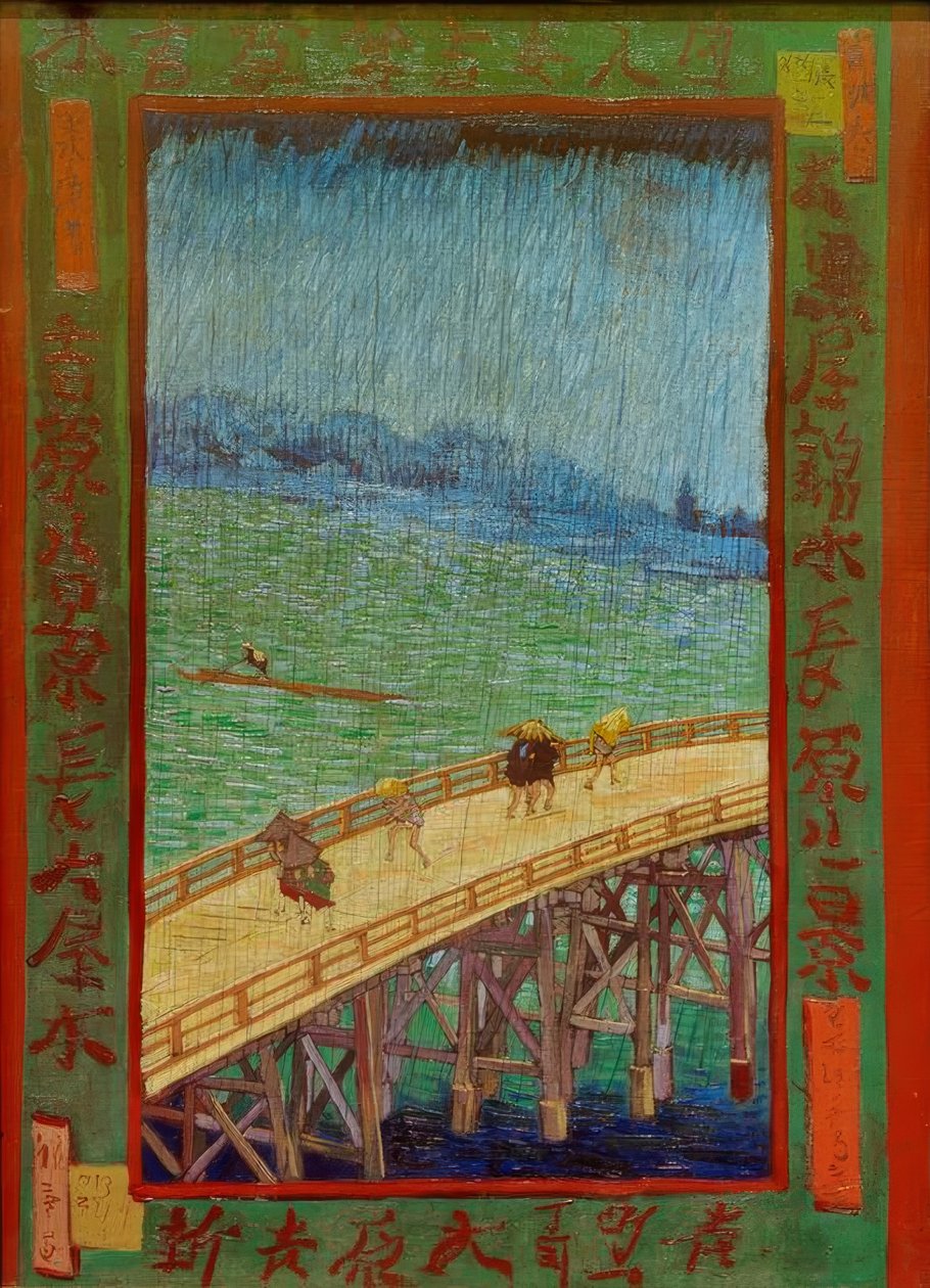 Ponte na chuva de Vincent van Gogh